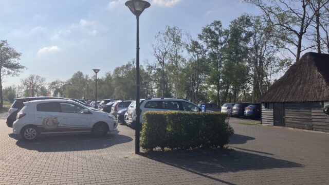 オランダの駐車場
